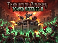 Mchezo Terrifying Zombies Tower Defense II