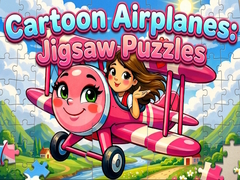 Mchezo Cartoon Airplanes: Jigsaw Puzzles