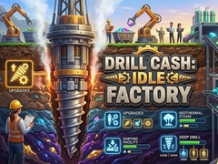 Mchezo Drill Cash: Idle Factory