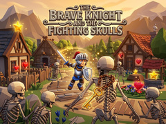 Mchezo The Brave Knight and the Fighting Skulls
