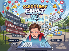 Mchezo Schoolboy Chat: Real Messages