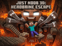 Mchezo Just Noob 3D: Herobrine Escape