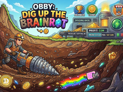 Mchezo Obby: Dig Up The Brainrot!