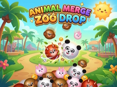 Mchezo Animal Merge Zoo Drop