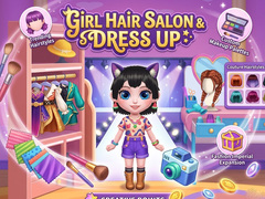 Mchezo Girl Hair Salon & Dress Up