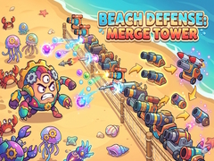 Mchezo Beach Defense: Merge Tower