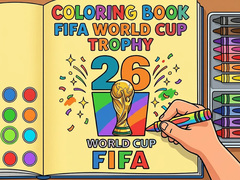 Mchezo Coloring Book: FIFA World Cup Trophy