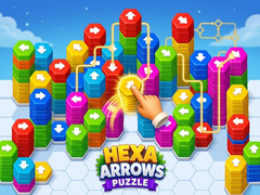 Mchezo Hexa Arrows Puzzle