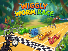 Mchezo Wiggly Worm Race