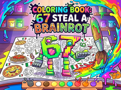 Mchezo Coloring Book: 67 Steal A Brainrot