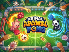 Mchezo Animal Paws Pong