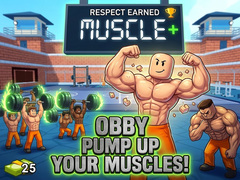 Mchezo Obby Pump Up Your Muscles! 