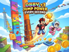 Mchezo Obby +1 Jump Power Every Second