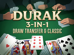 Mchezo Durak 3-in-1: Draw Transfer & Classic
