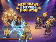 Mchezo Mem Brawl: Merge Simulator