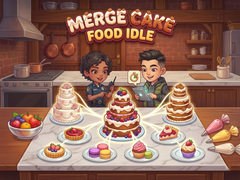 Mchezo Merge Cake: Food Idle