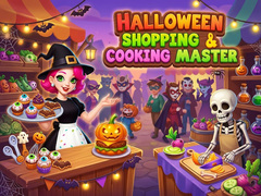 Mchezo Halloween Shopping & Cooking Master 