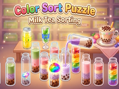Mchezo Color Sort Puzzle Milk Tea Sorting