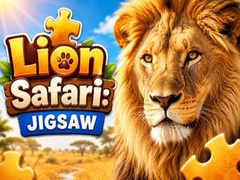 Mchezo Lion Safari Jigsaw 
