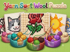 Mchezo Yarn Sort Wool Puzzle