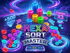 Mchezo Hexa Sort Master