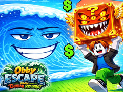 Mchezo Obby Escape from Tsunami Brainrot