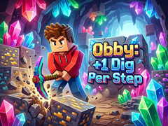 Mchezo Obby: +1 Dig Per Step