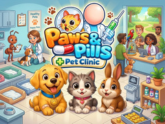 Mchezo Paws & Pills: Pet Clinic