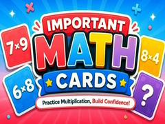 Mchezo Important Math Cards