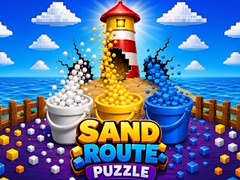 Mchezo Sand Route Puzzle