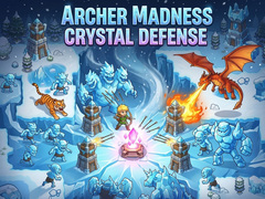Mchezo Archer Madness: Crystal Defense