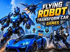 Mchezo Flying Robot Transform Car Games