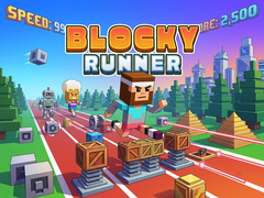 Mchezo Blocky Runner