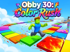 Mchezo Obby 30: Color Rush