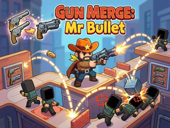 Mchezo Gun Merge: Mr Bullet 