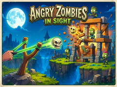 Mchezo Angry Zombies in Sight