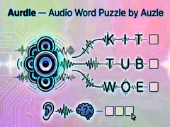 Mchezo Aurdle — Audio Word Puzzle by Auzle