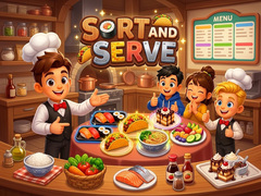 Mchezo Sort and Serve