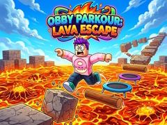Mchezo Obby Parkour: Lava Escape