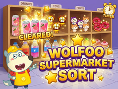 Mchezo Wolfoo Supermarket Sort