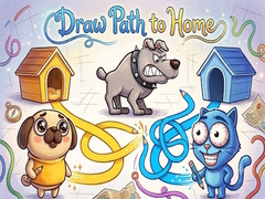 Mchezo Draw path to home