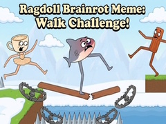 Mchezo Ragdoll Brainrot Meme: Walk Challenge!