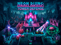 Mchezo Neon Ruins: Tower Defense