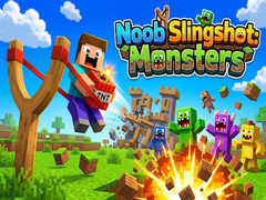 Mchezo Noob Slingshot: Monsters