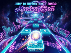Mchezo Jump to the Rhythm of Songs: Musical Ball