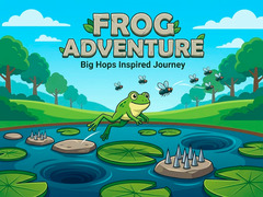 Mchezo Frog Adventure Big Hops Inspired Journey