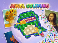 Mchezo Jewels Coloring