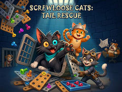 Mchezo Screwloose Cats: Tail Rescue