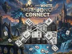 Mchezo Black and White Mahjong Connect