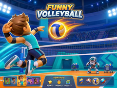 Mchezo Funny Volleyball